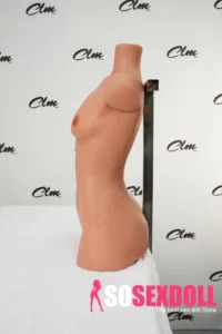 80cm 2ft6 Silicone A Cup Toned Figure Torso Sex Doll #ULW 661