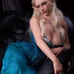 159cm 5ft2 Busty Blonde Glamour Sex Dolls Elegant Indoor Fantasy Dolls