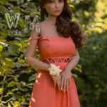 159cm 5ft3 TPE C Cup Slim Waist Brunette Sex Doll #400 Head