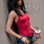160cm 5ft2 TPE A Cup Bust Slender Figure Sex Doll #88 Head