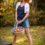 160cm 5ft3 TPE A Cup Slim Waist Auburn Hair Sex Doll #368 Head