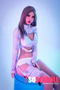 160cm 5ft3 TPE Petite Bust Silver Blonde Hair Sex Doll #420 Head