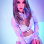 160cm 5ft3 TPE Petite Bust Silver Blonde Hair Sex Doll #420 Head