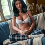 162cm 5ft3 TPE Large Boobs Full Butt Raven Hair Sex Doll #420 Head