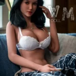 162cm 5ft3 TPE Large Boobs Full Butt Raven Hair Sex Doll #420 Head