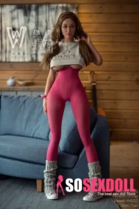 164cm 5ft4 TPE Big Chest Full Butt Brunette Hair Sex Doll #422 Head