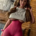 164cm 5ft4 TPE Big Chest Full Butt Brunette Hair Sex Doll #422 Head