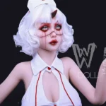 164cm 5ft4 TPE J Cup Curvaceous Silver Hair Sex Doll #233 Head