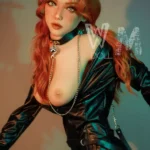 166cm 5ft5 TPE C Cup Slim Body Chestnut Hair Sex Doll #398 Head