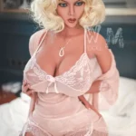 169cm 5ft5 TPE Huge Bust Big Butt Blonde Hair Sex Doll #360 Head