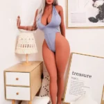169cm 5ft5 TPE L Cup Voluptuous Body Sex Doll #413 Head