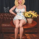 170cm 5ft5 TPE Chubby Bust Plump Hips Curly Hair Sex Doll #402 Head