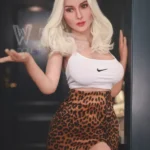 170cm 5ft5 TPE D Cup Curvy Hips Wavy Short Hair Sex Doll #408 Head