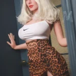 170cm 5ft5 TPE D Cup Curvy Hips Wavy Short Hair Sex Doll #408 Head