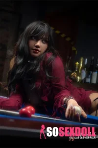 170cm 5ft6 Dark Hair Seductive Sex Dolls Gothic Style Realistic Love Dolls