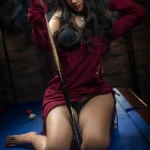 170cm 5ft6 Dark Hair Seductive Sex Dolls Gothic Style Realistic Love Dolls