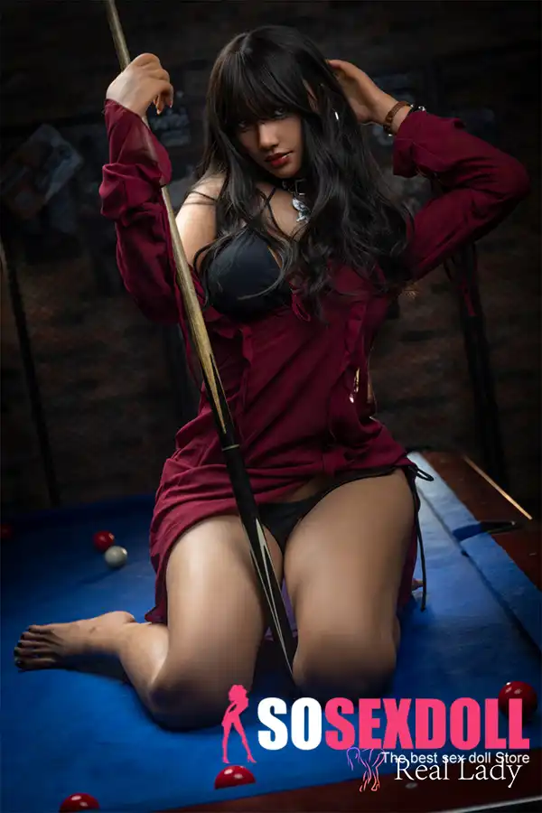 170cm 5ft6 Dark Hair Seductive Sex Dolls Gothic Style Realistic Love Dolls