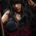 170cm 5ft6 Dark Hair Seductive Sex Dolls Gothic Style Realistic Love Dolls