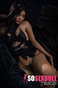 170cm 5ft6 Elegant Black Dress Sex Dolls Realistic Seductive Love Dolls