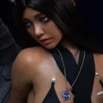 170cm 5ft6 Elegant Black Dress Sex Dolls Realistic Seductive Love Dolls