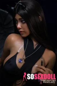 170cm 5ft6 Elegant Black Dress Sex Dolls Realistic Seductive Love Dolls