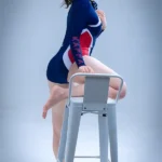 170cm 5ft6 Lifelike Fitness Style Adult Dolls Sexy Tight Suit Silicone Dolls