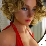 170cm 5ft6 Red Swimsuit Realistic Sex Dolls Curvy Body Love Dolls