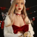 172cm 5ft6 TPE Santa Girl B Cup Blonde Hair Sex Doll #70 Head
