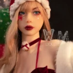 172cm 5ft6 TPE Santa Girl B Cup Blonde Hair Sex Doll #70 Head