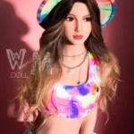 175cm 5ft7 TPE Island Style Small Bust Print Bikini Sex Doll #413 Head