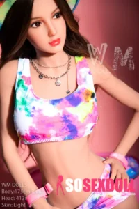 175cm 5ft7 TPE Island Style Small Bust Print Bikini Sex Doll #413 Head