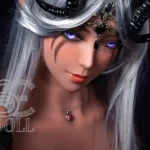 150cm 4ft9 Silver Hair Succubus Sex Dolls E Cup In Stock (EU Only)