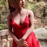 158cm 5ft2 TPE Pregnant Modest Chest Blonde Hair Sex Doll #93 A