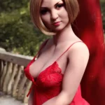 158cm 5ft2 TPE Pregnant Modest Chest Blonde Hair Sex Doll #93 A