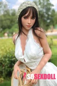 160cm 5ft2 White Dress Garden Love Dolls C Cup In Stock (US Only)