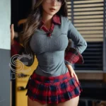 161cm 5ft3 Nerdy Glasses Beauty Sex Dolls C Cup In Stock (EU Only)