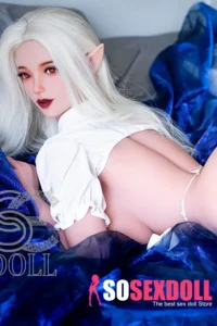 161cm 5ft3 White Hair Goddess Love Dolls F Cup In Stock (US Only)