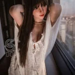 165cm 5ft4 New Lifelike Busty Silicone Sex Dolls C Cup10