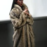 166cm 5ft5 Luxury Fur Coat Fashion Sex Dolls Tall Dark Skin Model Dolls E Cup