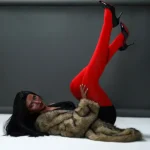 166cm 5ft5 Luxury Fur Coat Fashion Sex Dolls Tall Dark Skin Model Dolls E Cup