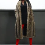 166cm 5ft5 Luxury Fur Coat Fashion Sex Dolls Tall Dark Skin Model Dolls E Cup