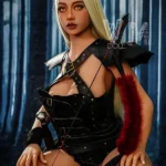 169cm 5ft5 TPE L Cup Ample Butt Blonde Hair Sex Doll #452 Head