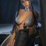 161cm Beautiful Black Silicone Premium Real Sex Doll9