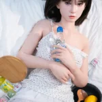 153cm 5ft A Cup Realistic Petite Sex Doll #164SC Head9