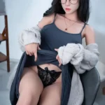 160cm 5ft3 C Cup Silicone Big Ass Sex Doll Life Size Doll#166SC Head25