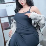160cm 5ft3 C Cup Silicone Big Ass Sex Doll Life Size Doll#166SC Head23