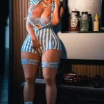 155cm 5ft1 J Cup Realistic Silicone Sex Dolls Big Tits Sex Dolls #136SC Head25