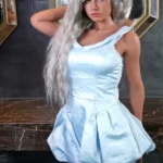 167cm 5ft5 Silicone Large Breast Thick Butt Sex Doll #JS062 Head 4