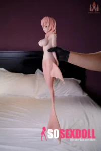 80cm 2ft6 Silicone Petite Body Mermaid Girl Sex Doll #M23 Head 7