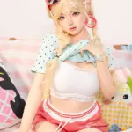C Cup Blonde Lovely Barbie Sex Doll Natural Skin 36